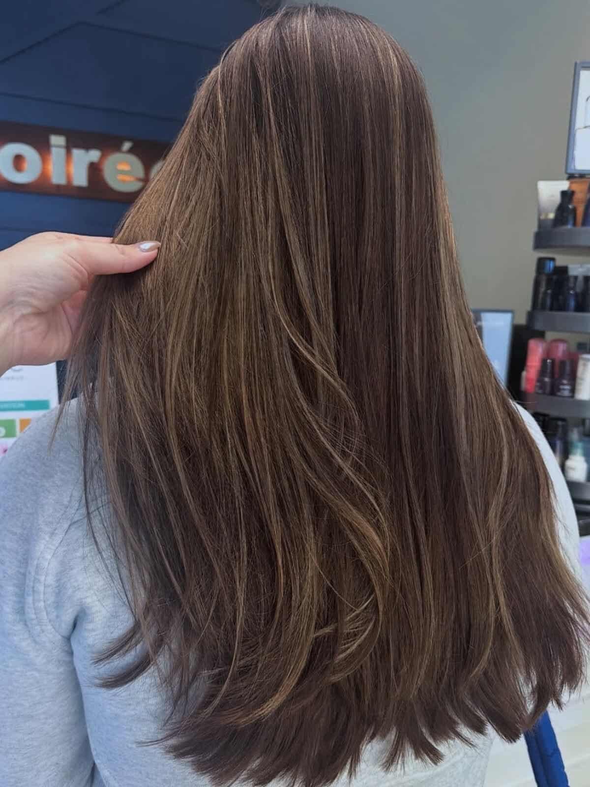 After Image: Hair Color - back